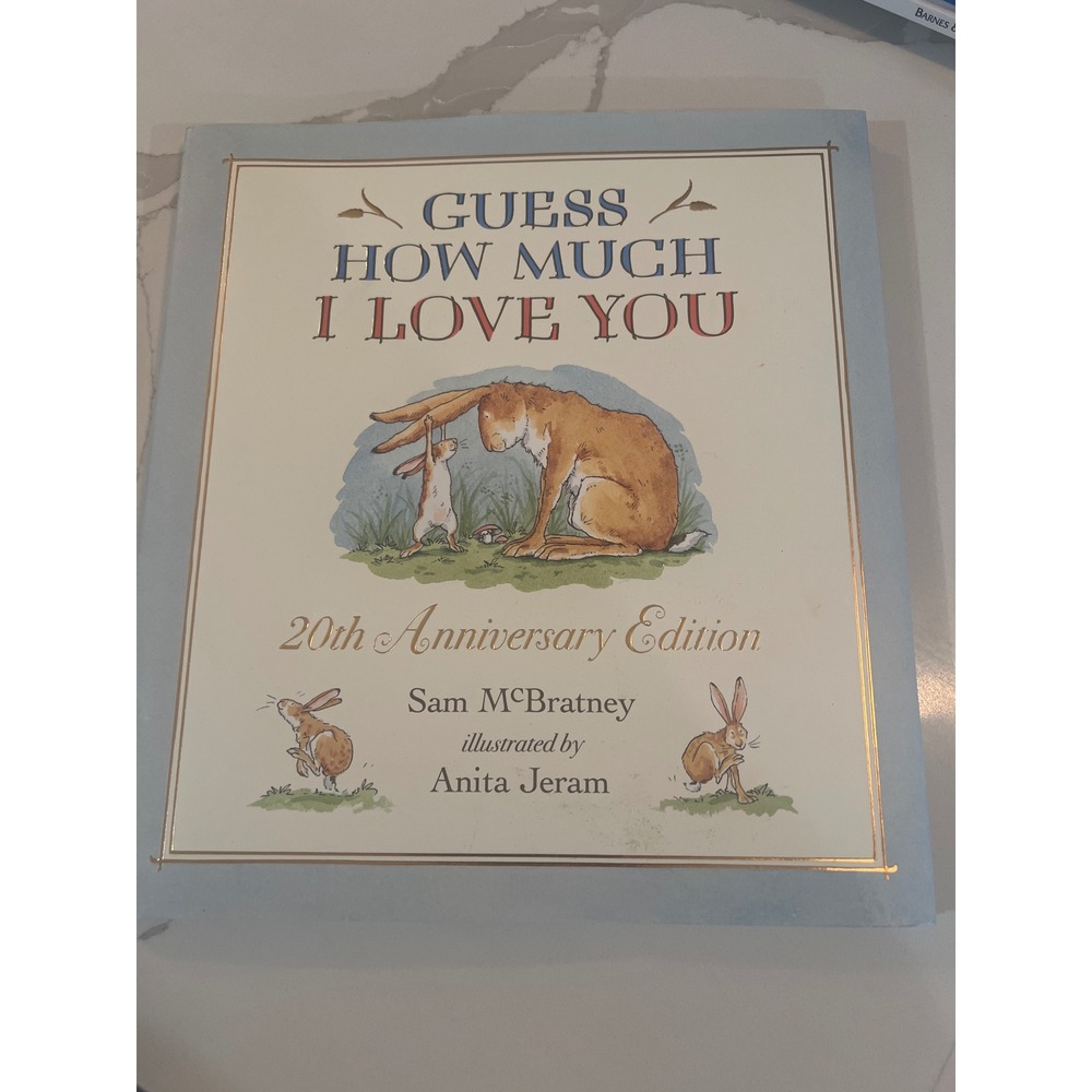 Guess How Much I Love You 20th Anniversary Edition Sam McBratney Hardcover Book